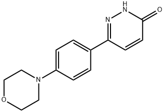 6-(4-morpholin-4-ylphenyl)pyridazin-3-ol Structure