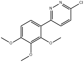 3-氯-6-(2,3,4-三甲氧基苯基)哒嗪 结构式