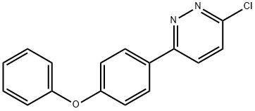 3-chloro-6-(4-phenoxyphenyl)pyridazine Structure