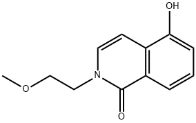 5-hydroxy-2-(2-methoxyethyl)isoquinolin-1(2H)-one,1105195-56-9,结构式