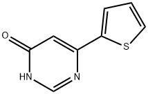 6-thiophen-2-yl-1H-pyrimidin-4-one Structure