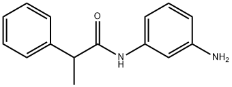 N-(3-Amino-phenyl)-2-phenyl-propionamide 结构式