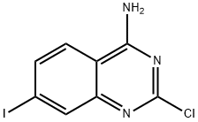 2-chloro-7-iodoquinazolin-4-amine Struktur