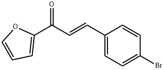 (2E)-3-(4-bromophenyl)-1-(furan-2-yl)prop-2-en-1-one,111042-58-1,结构式