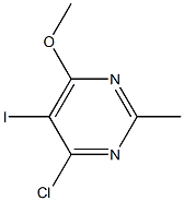 4-氯-5-碘-6-甲氧基-2-甲基嘧啶,111079-20-0,结构式