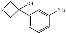 3-(3-aminophenyl)oxetan-3-ol Struktur