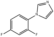 1-(2,4-DIFLUOROPHENYL)-1H-IMIDAZOLE 结构式