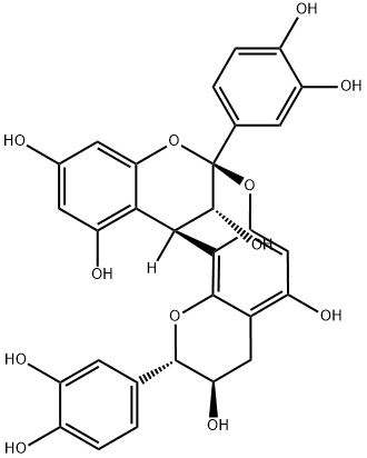 8,14-Methano-2H,14H-1-benzopyrano[7,8-d][1,3]benzodioxocin-3,5,11,13,15-pentol,2,8-bis(3,4-dihydroxyphenyl)-3,4-dihydro-, (2S,3R,8S,14R,15R)-