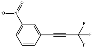 1-NITRO-3-(3,3,3-TRIFLUOROPROP-1-YN-1-YL)BENZENE Structure