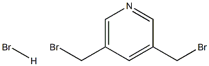 3,5-二(溴甲基)吡啶氢溴酸盐,1118754-56-5,结构式