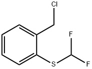 1-(chloromethyl)-2-(difluoromethylsulfanyl)benzene Struktur