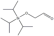 Acetaldehyde, [[tris(1-methylethyl)silyl]oxy]- Struktur