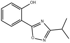 2-(3-Isopropyl-[1,2,4]oxadiazol-5-yl)-phenol Structure