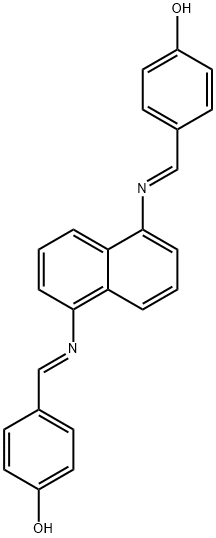 4,4'-[1,5-naphthalenediylbis(nitrilomethylylidene)]diphenol,112143-05-2,结构式