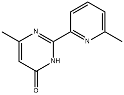 2-(6-Methyl-Pyridin-2-Yl)-6-Methyl-Pyrimidin-4-Ol Structure