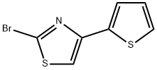 2-溴-4-(2-噻吩基)噻唑,1125409-90-6,结构式