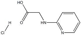 2-[(吡啶-2-基)氨基]乙酸盐酸 结构式