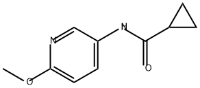 Cyclopropanecarboxamide,N-(6-methoxy-3-pyridinyl)-,112860-04-5,结构式