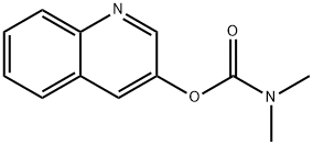 Carbamic acid, dimethyl-, 3-quinolinyl ester Struktur