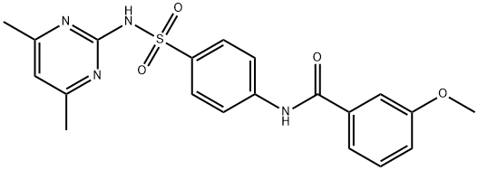 113012-37-6 N-(4-(N-(4,6-dimethylpyrimidin-2-yl)sulfamoyl)phenyl)-3-methoxybenzamide