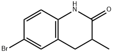 6-Bromo-3-methyl-3,4-dihydro-1H-quinolin-2-one Struktur