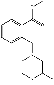 methyl 2-((3-methylpiperazin-1-yl)methyl) benzoate Structure