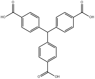Benzoic acid,4,4',4''-methylidynetris- Structure