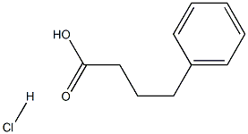 4-phenylbutyric acid hydrochloride Structure