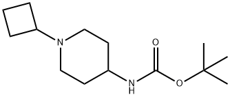 TERT-BUTYL 1-CYCLOBUTYLPIPERIDIN-4-YLCARBAMATE Struktur