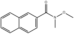 N-甲氧基-N-甲基-2-萘甲酰胺 结构式