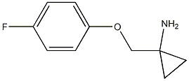 1-[(4-fluorophenoxy)methyl]cyclopropan-1-amine Struktur