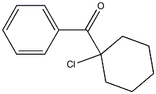Methanone,(1-chlorocyclohexyl)phenyl- Structure
