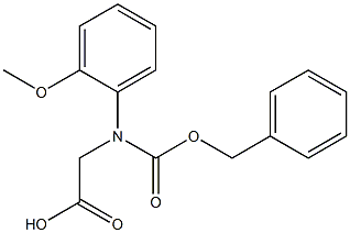 CBZ-S-2-甲氧基苯甘氨酸, 1135226-79-7, 结构式