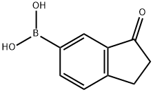 (3-氧代-2,3-二氢-1H-茚-5-基)硼酸, 1135871-83-8, 结构式