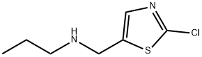 N-((2-Chlorothiazol-5-yl)methyl)propan-1-amine 结构式