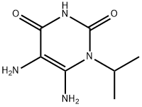 5,6-DIAMINO-1-ISOPROPYLPYRIMIDINE-2,4(1H,3H)-DIONE, 113885-21-5, 结构式