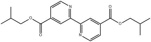 DIISOBUTYL 2,2-BIPYRIDINE-4,4-DICARBOXYLATE 结构式