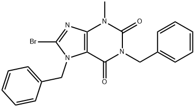 1,7-dibenzyl-8-bromo-3-methyl-3,7-dihydro-1H-purine-2,6-dione|