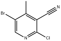 5-Bromo-2-chloro-4-methyl-nicotinonitrile Structure