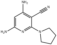 4,6-Diamino-2-pyrrolidin-1-yl-nicotinonitrile,1142190-34-8,结构式