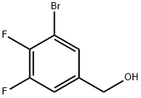 3-Bromo-4,5-difluorobenzyl alcohol Structure