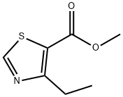 METHYL 4-ETHYLTHIAZOLE-5-CARBOXYLATE Struktur