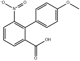 4-methoxy-6-nitro-[1,1-biphenyl]-2-carboxylic acid Struktur