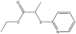 Ethyl 2-(pyridin-2-ylsulfanyl)propanoate Structure