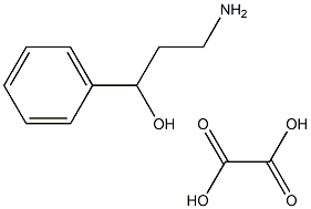 3-Amino-1-phenylpropan-1-ol oxalate Structure