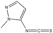 1H-Pyrazole, 5-isothiocyanato-1-methyl- Struktur