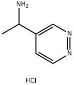 1-(4-哒嗪基)乙胺盐酸盐 结构式
