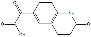 3,4-Dihydroquinoline-2-one 6-Oxoacetic Acid Structure