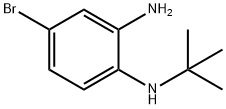 4-bromo-N1-(tert-butyl)benzene-1,2-diamine Struktur