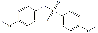 Benzenesulfonothioic acid, 4-methoxy-, S-(4-methoxyphenyl) ester